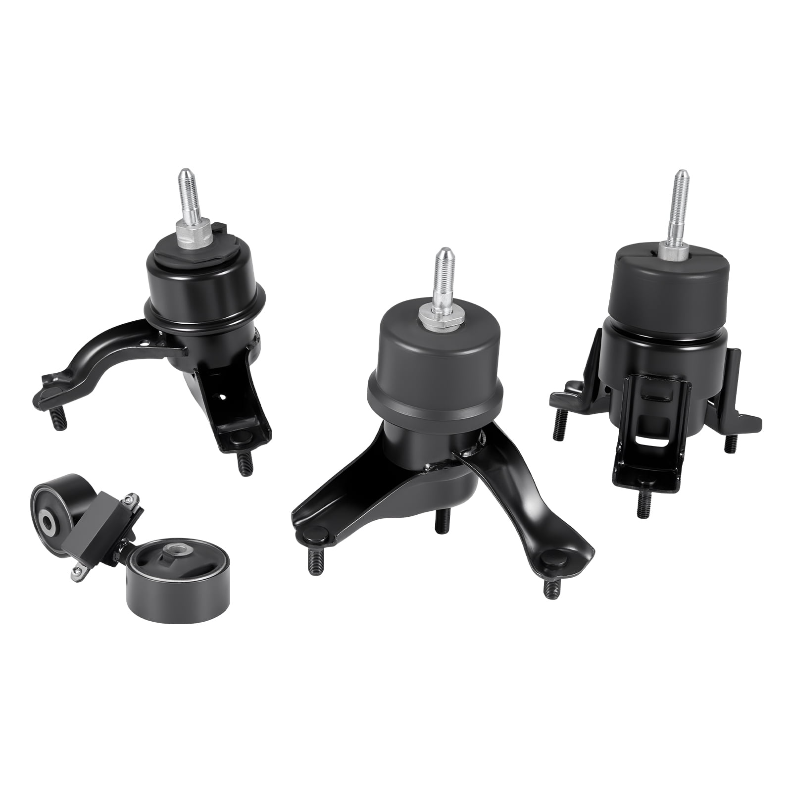 KFFKFF Engine and Transmission Motor Mount Kit Replacement, Set of 4, Compatible with 2007–2011 Toyota Camry 2.4L L4, Replace OE# A62009, A4207, A4211, A4274, Provides Stable Support