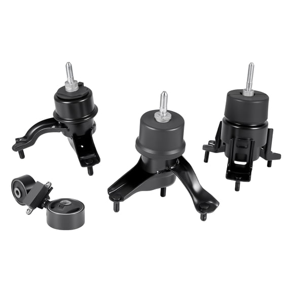 KFFKFF Engine and Transmission Motor Mount Kit Replacement, Set of 4, Compatible with 20072011 Toyota Camry 2.4L L4, Replace OE# A62009, A4207, A4211, A4274, Provides Stable Support