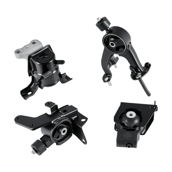 KFFKFF Engine and Transmission Motor Mount Kit Replacement, Set of 4, Compatible with 20092013 Toyota Corolla 1.8L L4, Replace OE# A62015, A62039, A62027, A62023, Ensures Stable Support