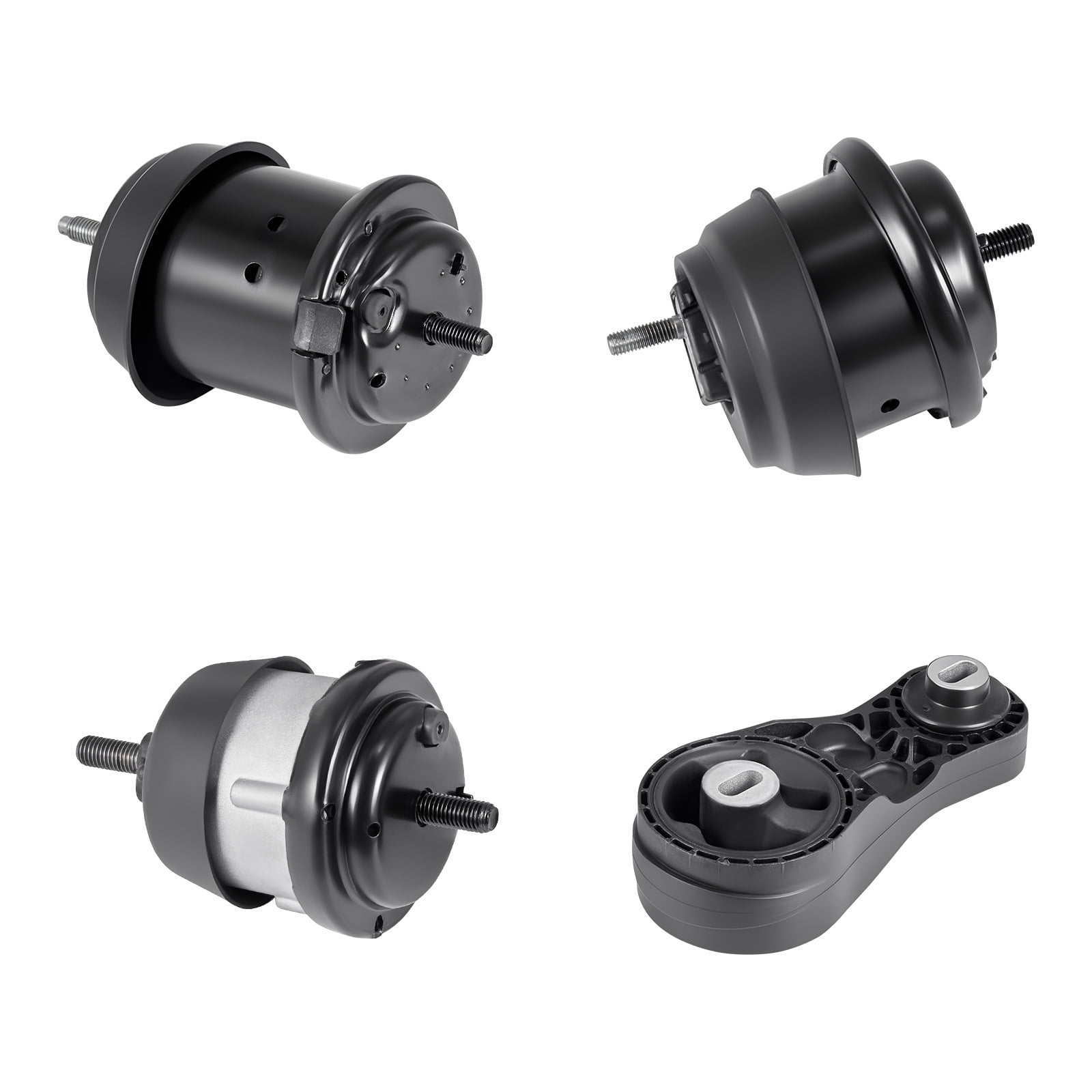 KFFKFF Engine and Transmission Motor Mount Kit Replacement, Set of 4, Compatible with 2009–2017 Chevrolet Traverse 3.6L V6, Replace OE# A5548HY, A5549HY, A5458HY, A5444, Provides Stable Support