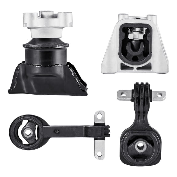 KFFKFF Engine and Transmission Mount Kit Replacement, Set of 4, Fits 2006–2010 Honda Civic 1.8L L4 Automatic, Compatible with OE# A4530, A4546, A4543, A4534, Provides Reliable Support