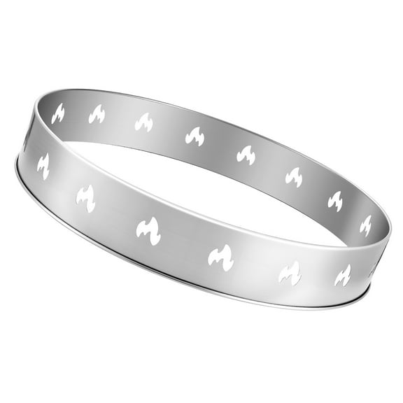 KFFKFF Fire Pit Stand for Smokeless Stove, 27-Inch Stainless Steel Fire Pit Ring, Durable Support Frame for Outdoor Fireplace, Portable Camping Accessory for Fireplaces