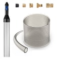 thumbnail image 1 of KFFKFF Fish Tank Siphon Cleaner, 50 ft PVC Hose Aquarium Gravel Vacuum, Includes 3 Brass Adapters, Efficiently Cleans Gravel & Sand in Aquariums, 1 of 3