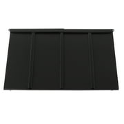 KFFKFF Fixed Metal Awning 44 x 24 in, Window and Door Canopy, Durable Steel Frame for Exterior Rain, Snow, and Sunlight Protection, Ideal for Entrances, Windows, Porches, and Balconies