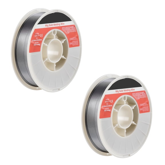 KFFKFF Flux Core MIG Welding Wire, E71T-11 0.03-inch 10 LBS, Gasless Mild Steel Welding Wire with Reduced Spatter for Versatile Position Arc Welding, Self-Shielded for Outdoor Applications