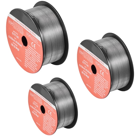 KFFKFF Flux Core MIG Welding Wire, E71T-GS 0.03-inch 2 LBS, Gasless Mild Steel Welding Wire with Reduced Spatter for Versatile Position Arc Welding, Self-Shielded for Outdoor Applications