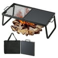 thumbnail image 1 of KFFKFF Folding Portable Campfire Grill, 1 of 8