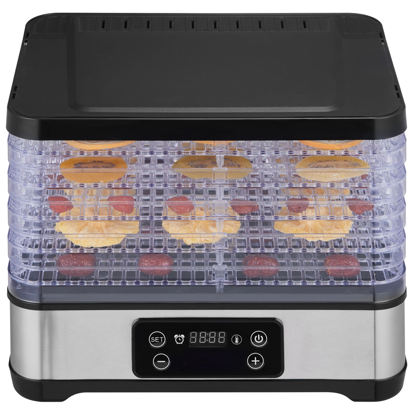 KFFKFF Food Drying Device, 5-Layer Fruit Dryer, 300W Electric ...