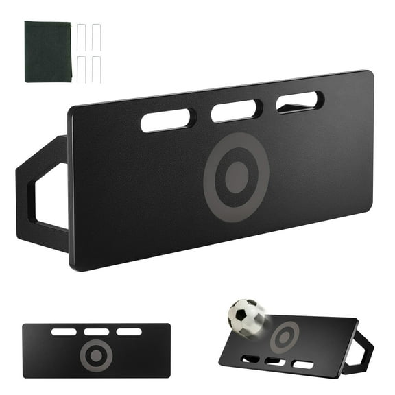 KFFKFF Football Return Board, Compact 32"X12" Football Barrier with Dual Angle Bounce, Collapsible HDPE Return Panel, Football Coaching Gear for Children and Adults, Drills for Passes & Shots