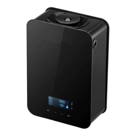 KFFKFF Fragrance Air Device, 180ml Intelligent Bluetooth Aroma Oil Dispenser, Covers 2000sq.ft Without Water HVAC Fragrance Dispenser with Cool Air Method, Scent Dispensing Apparatus for Residence