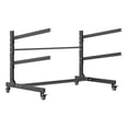 thumbnail image 1 of KFFKFF Freestanding Kayak Storage Rack for 2 Kayaks, 175 lbs Capacity, Adjustable Stand with Lockable Wheels for Indoor and Outdoor Use, Suitable for Canoe, SUP, Surfboard, and Paddleboard, 1 of 9