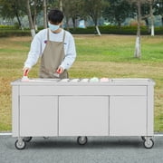 KFFKFF Fried Ice Cream Roll Machine - 2 Pans, 17.7x17.7 Inch Rolled Ice Cream Maker