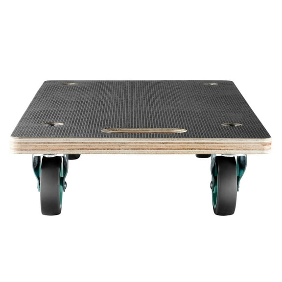 KFFKFF Furniture Mover, Supports up to 551 lbs, Equipped with 4 Quiet TPR Wheels, Rectangular Versatile Flat Transporter for Piano, Sofa, Washing Machine, Refrigerator, Pack of 2, Black