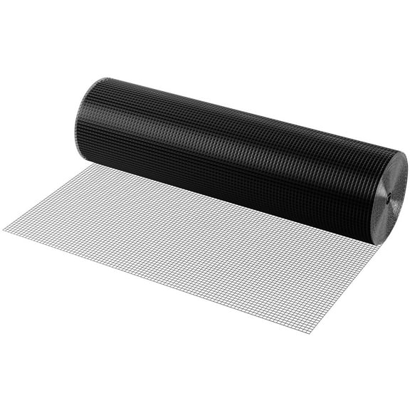 KFFKFF Galvanized Hardware Cloth, 48''x100' Roll, 19 Gauge, Vinyl-Coated Metal Mesh for Chicken Coops, Rabbit & Snake Fencing, Poultry Enclosures