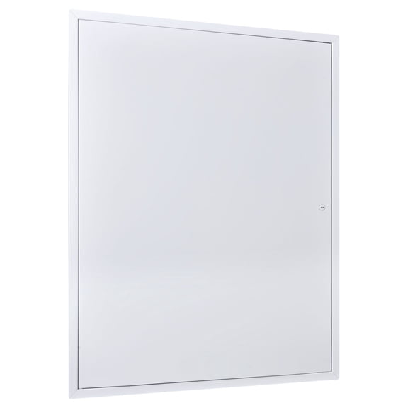 KFFKFF Galvanized Steel Access Panel for Drywall, 33.2 x 25.2 in, Hinged Service Door with Screwdriver Latch, Easy Installation for Plumbing, and Electrical Applications, Fits 24.4 x 32.4, White