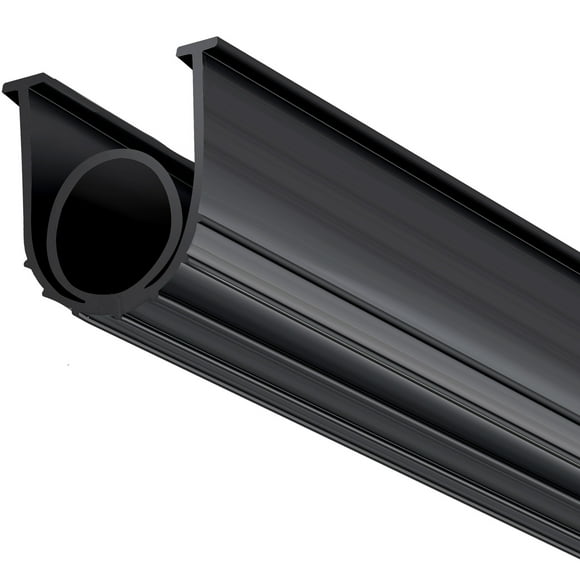 KFFKFF Garage Door Bottom Seals, Rubber Material, U Shape +O Ring Design, All-Weather Garage Door Weather Stripping, Universal Fit Weatherproof Threshold Buffering Sealing Rubber, 5/16 inch T-ends