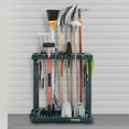 thumbnail image 1 of KFFKFF Garden Tool Storage Rack Garage Organizer 10 Slots Yard Broom Mop Holder, 1 of 9