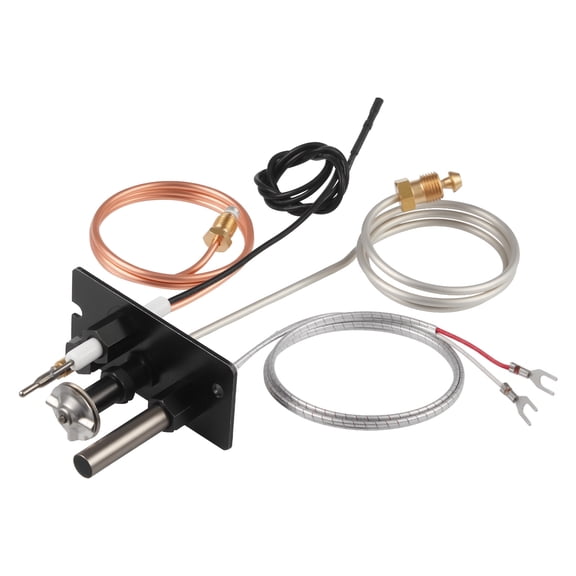 KFFKFF Gas Pilot Assembly Kit, OE 69L17, 69L1701, 904405, J4117, 108084-02, Natural Gas Ignition Replacement, Compatible with Select Fireplace Models, Black