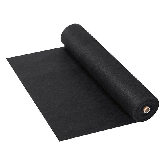 KFFKFF Geotextile Material for Underneath Gravel, 6x100FT 8OZ Driveway Material Landscape Material, Robust Weed Prevention Material, Soil Cover Weed Management Material, Black