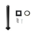 thumbnail image 1 of KFFKFF Glass Fastener, 37.4" Tall Glass Balustrade Support for 0.39"-0.47" Thick Toughened Glass, 304 Grade Stainless Steel Glass Attachment Clamp, Glass Ledge Support, 1 of 9