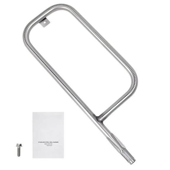 KFFKFF Grill Burner Tube for Weber Q200 Series, Q220 Series, Q2000 Series, Q2200 Series, Q2400 Series, 20.5-inch Stainless Steel Replacement Tube for Weber Models 396000, 396001, 396002, 566002