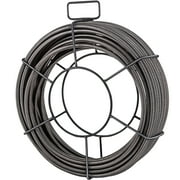 KFFKFF Gutter Cleaning Cable 75 x 1/2" Solid Cable Sewer Cable Drainage Auger Cable Cleaner Snake Clog Pipe Gutter Cleaning Cable Sewer Drainage Auger Snake