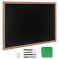 thumbnail image 1 of KFFKFF Hanging Magnetic Chalkboard, 35"x46" Magnetic Blackboards, Rustic Framed Chalkboard Wall without Magnetic Eraser, 1 of 8