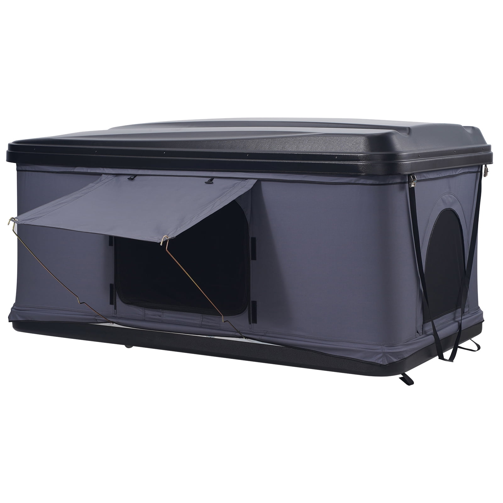 KFFKFF Hard Shell Rooftop Tent, Naturnest Model for 2-3 People, Includes Thick Mattress and Telescopic Ladder, Waterproof and Windproof, Suitable for Jeep, SUV, Van, and Pickup Trucks