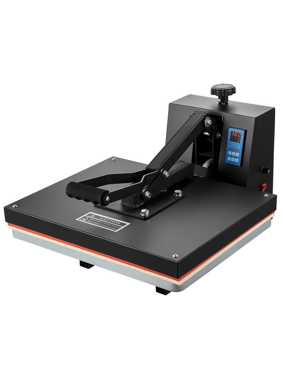 Heat Press Machine, 16 x 20 in / 40 x 51 cm, Clamshell Sublimation Transfer Printer Teflon Coated, Digital Precise Heat Control, Silica-gel Sponge Powerpress for T-shirt Bag Pad Pillow