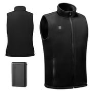 KFFKFF Heated Vest for Men, Electric Warming Vest with 16000 Mah Battery, 6 Heating Zones, Lightweight Rechargeable Winter Gear with Adjustable Temperature, Ideal for Outdoor Activities, Size M