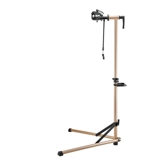 KFFKFF Heavy-Duty Bike Repair Stand, 88 lb Capacity with Adjustable Height (41.3-59.8 in) & Magnetic Tool Tray, Foldable Maintenance Rack for Mountain and Road Bikes