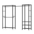 thumbnail image 1 of KFFKFF Heavy Duty Clothes Rack, 800 lbs Capacity Closet Wardrobe with Adjustable Shelves for Bedroom, Clothing Store, or Hallway Use, 1 of 8