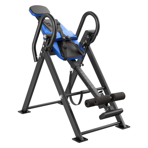 KFFKFF Heavy Duty Inversion Table, 300 lbs Capacity Back Stretcher, Adjustable Inverted Table with Dual-Roller Locking System, Decompression Support for Shoulders, Neck, and Back
