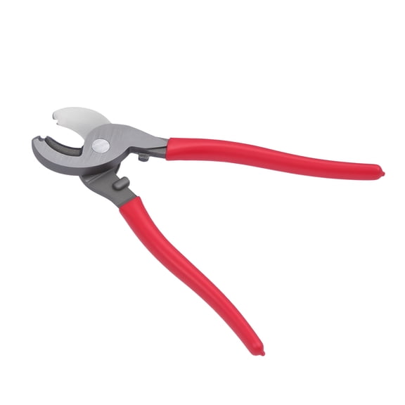 KFFKFF High Leverage Cable Cutter, 9-1/4 in Compact Design,Forged Blades with PVC-Coated Handles, Durable Tool for Cutting 4/0 AWG Aluminum,2/0 AWG Soft Copper,and 100-Pair 24AWG Communication Cables