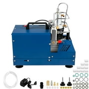 KFFKFF High Pressure Air Compressor 1800W 110V High Pressure Compressor 4500PSI/30MPA/300BAR Manual Stop Airsoft Compressor for Paintball Airsoft Guns, PCP Rifles Air Pistols, Diving Bottles