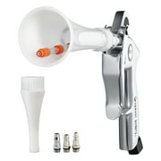 KFFKFF High-Pressure Car Cleaning Gun with Adjustable Airflow, Includes Two Nozzle Sets and 360° Rotating Design for Effective Dirt Removal, Compatible with 1/4 NPT Air Compressors