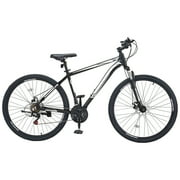 KFFKFF Hill Cycle, 29-inch ATB Bike with Initial Shock Absorption, 21 Gears SHIMANO Twist Gear Change, Cushioned Seat, Twin Disk Stoppers, Aluminum Alloy Body, Grown-up Athletic Biking Bike