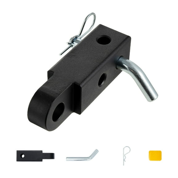 KFFKFF Hitch Receiver Shackle, Compatible with 2" Receivers, 52900 lbs Maximum Load Capacity, Robust Towing Equipment with Trailer Hitch Lock Pin for Trucks, Jeeps, Off-Road Vehicle Rescue