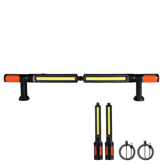 KFFKFF Hood-Mounted Work Illumination, 1450LM, 4400mAh Magnetic LED Light with Rechargeable Feature, Cordless and Handy Light Bar for Vehicle Maintenance, Garage Tasks, Emergency Residential Lighting