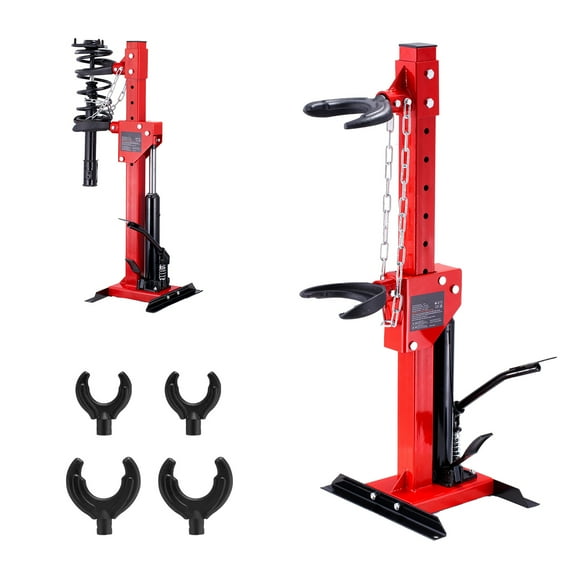 KFFKFF Hydraulic Strut Spring Compressor, 4.5 Ton/9920 LBS Jack Capacity, 1 Ton Compression Force, Automotive Coil Spring Removal Tool
