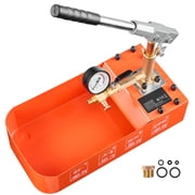KFFKFF Hydrostatic Test Pump 2-Gallon Manual Hydraulic Water Pressure Tester, Single Valve Pressure Test Kit with Gauge & Tank, 0-50 Bar Range, Suitable for Pipeline and Heating Systems