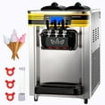 thumbnail image 1 of KFFKFF Ice Cream Machine for Commercial Use, 22-30L/H Production, Countertop Model with Dual 6L Hoppers & 2L Cylinder, Digital Display, Alert System for Low Mix, Ideal, 1 of 8