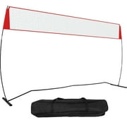 KFFKFF Indoor Outdoor Freestanding Volleyball Training Net with Stand Carry Bag