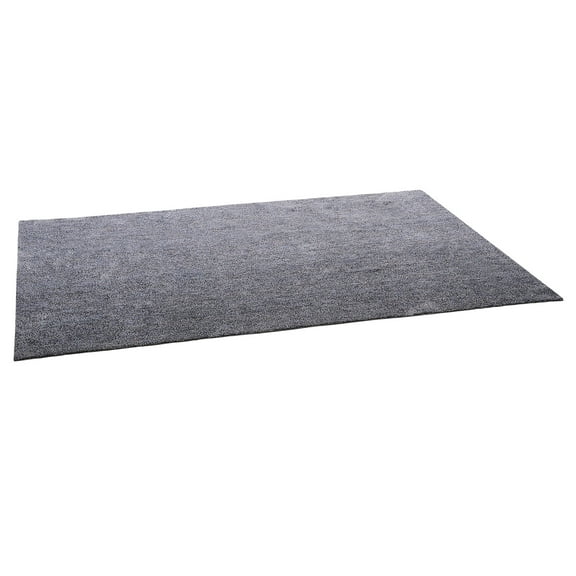 KFFKFF Indoor Plush Area Rug, 9 x 12 ft Soft Carpet, Furry Rug with Long Pile, Thick & Durable High-Pile Design for Busy Spaces, Non-Slip and Non-Shedding Backing, Blue-Gray