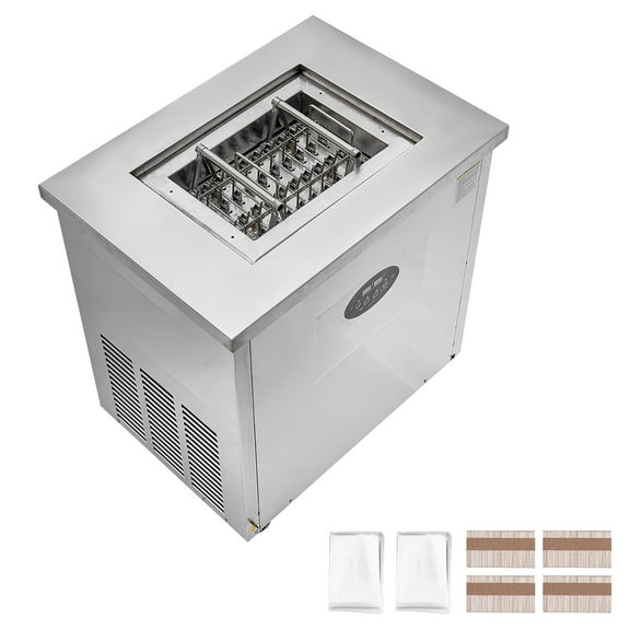 KFFKFF Industrial Ice Pop Maker, One Mold Set - 40 Unit Ice Pop Production Device, Stainless Steel Professional Frozen Treat Creator, Ice Stick Pop Maker for Bars, Coffee Shops, Bubble Tea Outlets