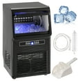 thumbnail image 1 of KFFKFF Commercial Ice Maker  70lbs/day, 10lb Storage Bin 36 Ice Squares in 12-15 Minutes, Independent Cabinet Ice Producer LED Digital Screen, 1 of 9