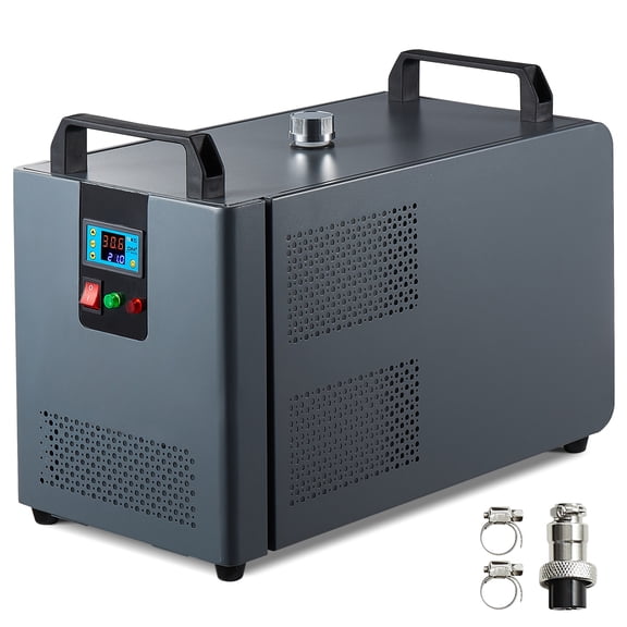 KFFKFF Industrial Water Chiller, KH-6000, 200W Cooling System with Compressor, 12L Tank Capacity, 7.8 L/min Max Flow Rate, Suitable for CO2 Laser Engraving Machine