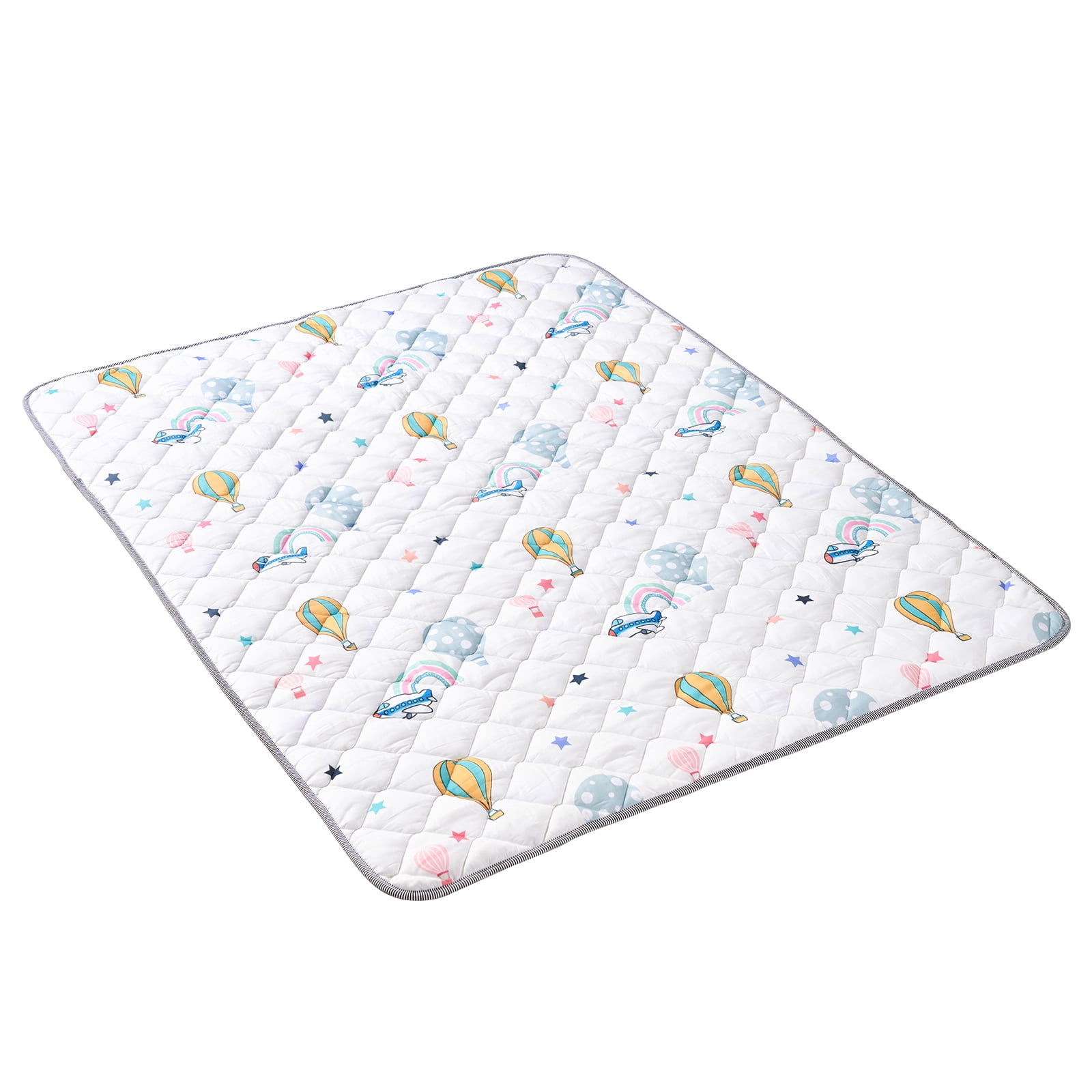 KFFKFF Baby Play Mat, 59"x79" Toddler Play Area, Slip-Resistant Unified Soft Mat, Easily Folded, Water-Resistant Play Space for Babies, Toddlers, Newborns, Easy to Clean, for Play & Tummy Time