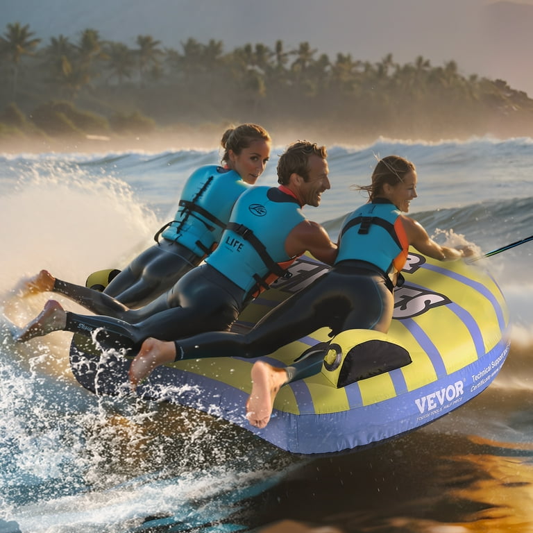 TUBE Forever Friends ～TUBE RIDERS THEME～ KFFKFF Inflatable Towable Tube for Boating 1-3 Rider with