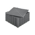thumbnail image 1 of KFFKFF Interlocking Drainage Mat, 12” x 12” Modular Cushion, 12 Pcs Connectable Non-Slip Gray PP Floor Tiles, Suitable for Garage, Garden, Kitchen, Shower, and Outdoor Use, 1 of 9
